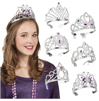 Kepurė Boland Party Partners B.V. Sidabrinė princesės tiara