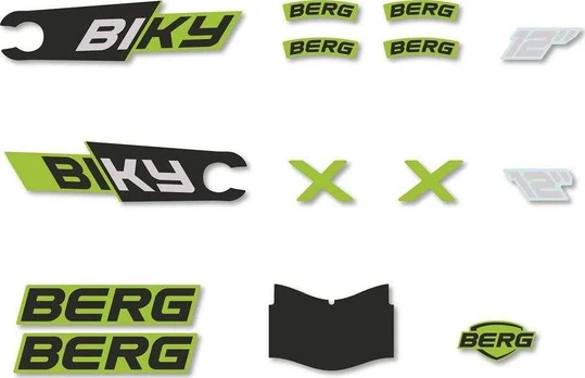 Berg Biky - Sticker set City Green