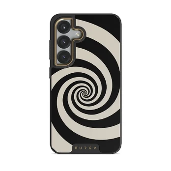 Rabbit Hole - Samsung Galaxy S25 Case, Elite Dark (Magnetic) / Gold