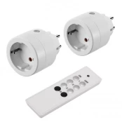 Electraline 48506 Remote Kontrol Kit (2x Radio Socket+ 1x Remote Control) kaina