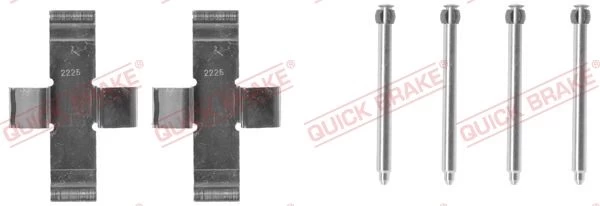 QUICK BRAKE QB109-0916 Brake pad fitting kit