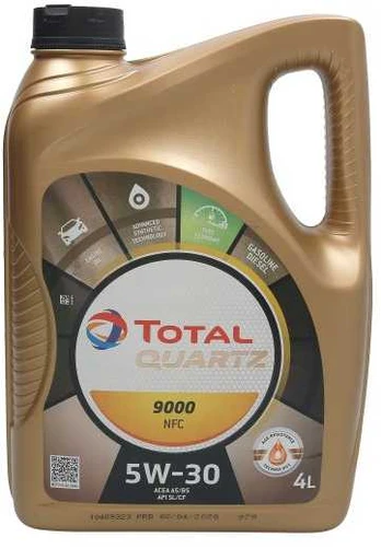 Variklių alyva TOTAL Quartz (4L) 5W30 QUARTZ 9000 NFC 4L