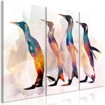 Artgeist Paveikslas - Penguin Wandering (3 Parts)