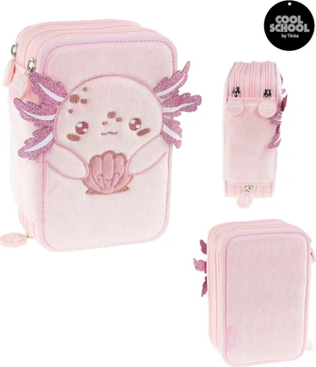 Tinka - Pencil Case Triple Axolotl