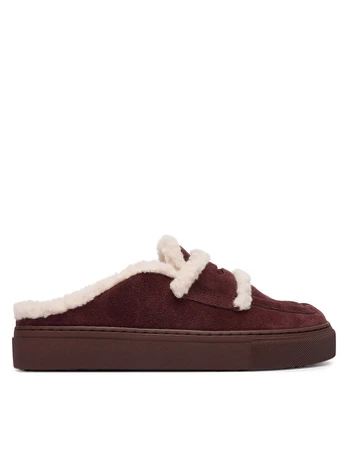 Šlepetės Inuikii Mule Wool 1004.017.0011 Tamsiai ruda
