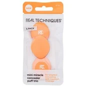 Real Techniques Mini Miracle Concealer Puff 1Pack Moterims Aplikatorius