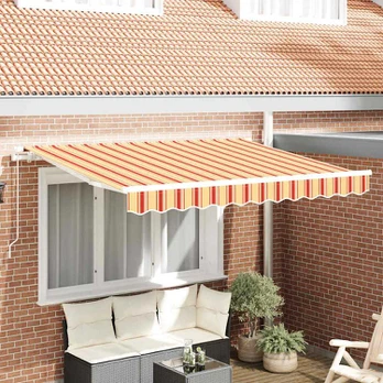 markizės keitimo audinys 2.5x2 m rėmui multicolor dryžuotas