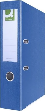 Segregator biurowy Q-connect A4, 75mm, Pp, mėlynas
