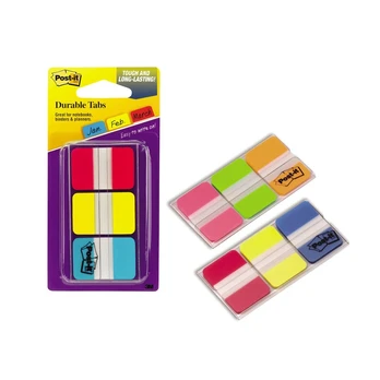 Lipnūs žymekliai Post-it, 25,4 x 38 mm, 3 spalvos, vnt.