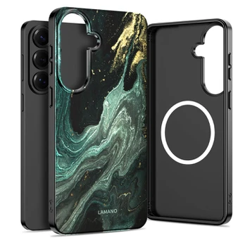 Dėklas Samsung Galaxy S26 telefonui "Tech-Protect Lamano Magsafe Verde Aura"
