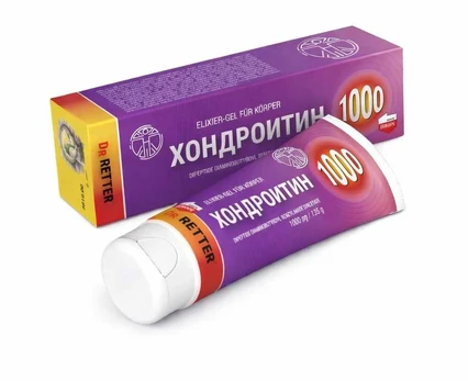 Dr Retter Ec Eliksyras-gelis kūnui Dr.Retter 1000, Chondroitin, 135 gr