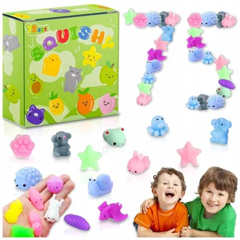 75 vnt. Mochi Squishy minkšti žaislai vaikams