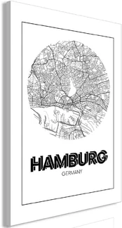 Artgeist Paveikslas - Retro Hamburg (1 Part) Vertical kaina