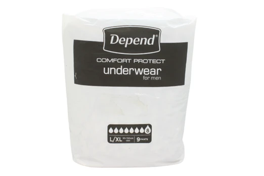 Vyriškos sauskelnės Depend L/XL dydis 9vnt