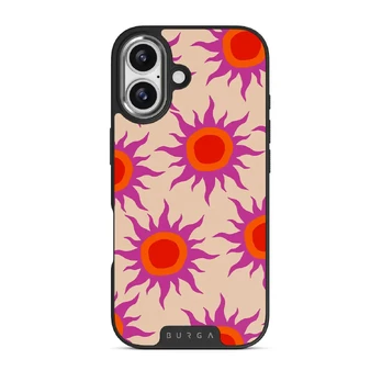 Sunset Glow - iPhone 17 Case, Elite Dark (MagSafe) / Silver