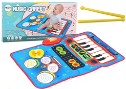 Interaktyvus muzikinis kilimėlis 2in1