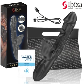 IBIZA - VIBRATOR AND CLITORIS STIMULATOR WITH BITING AND ROTATION EFFECT