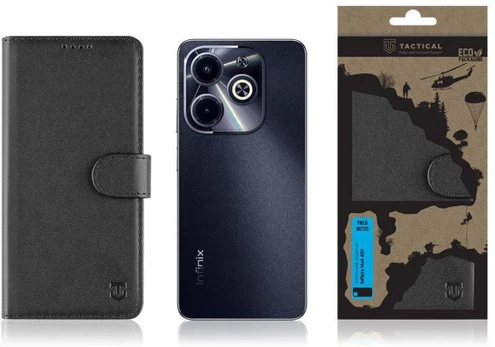 Dėklas Tactical Field Notes for Infinix Hot 40i Juodas