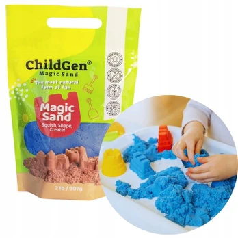 Childgen kinetinis smėlis 907g mėlynas,