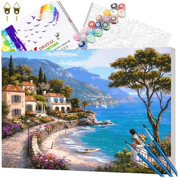Tapyba pagal numerius su rėmu 40 x 50 cm TP16