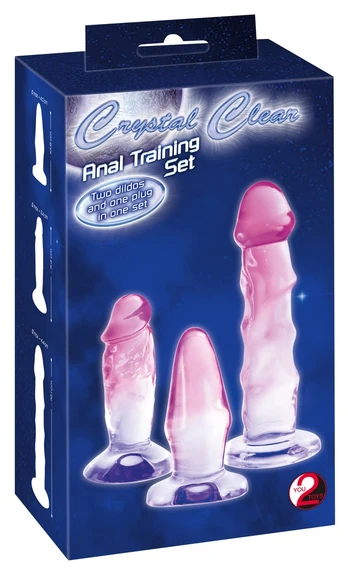 You2Toys 3pc dildo set analinis dildo