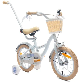Vaikiškas dviratis Sun Baby 14", baltas