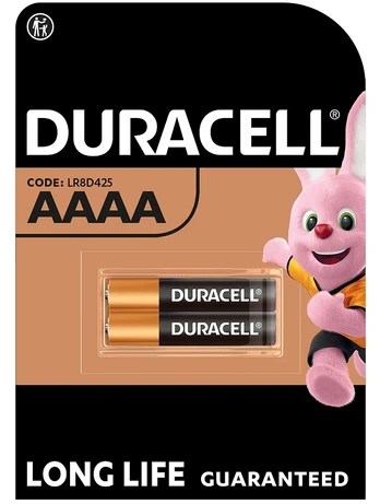 Baterijos DURACELL Basic, AAAA (LR8D425), 2 vnt.