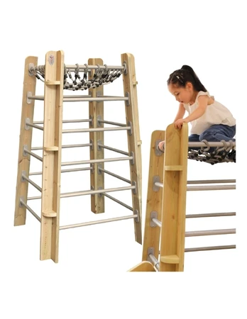 CLASSIC WORLD EDU Wooden Climbing Tower Ladder 360