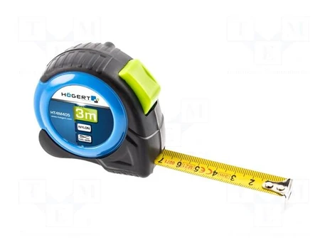 Measuring tape | L: 3m | Width: 16mm | Class: II | double-sided