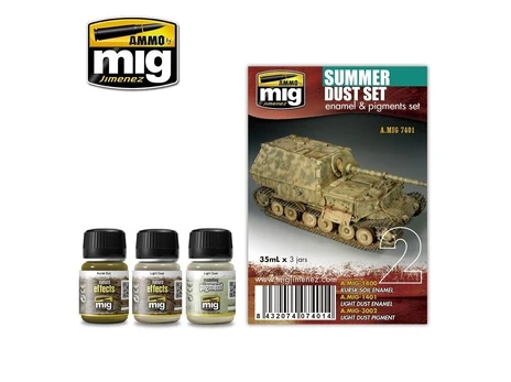 AMMO by MIG Jimenez AMMO MIG - Sendinimo rinkinys SUMMER DUST SET, 7401