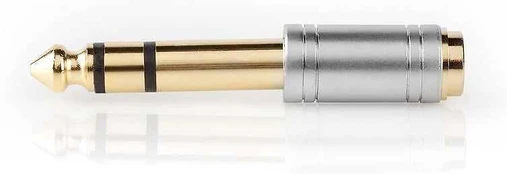 Fuj:tech 6,3 mm uros - 3,5 mm naaras -audioadapteri