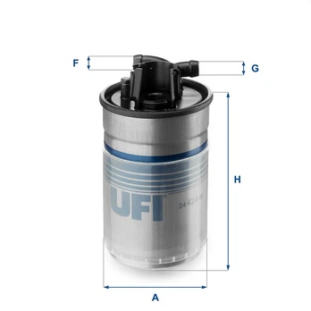 Kuro filtras UFI 24.424.00