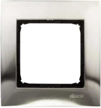 Kontakt-Simon Vieno rėmo SIMON54 universalus inox - DR1/61