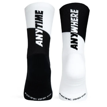 Pacific ANYTIME-ANYWHERE kojinės | Black - White, S/M