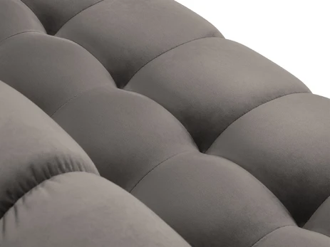 Velvet Left Corner Sofa, "Bali", 5 Seats, 293x185x75 Made in Europe