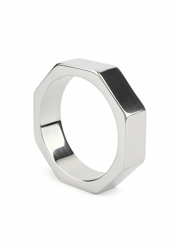 Mr. Steel Nut C-Ring 50mm Stainless Steel Hexagonal Ring