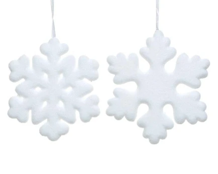 Kalėdinė dekoracija SNOWFLAKE baltos sp., 20 cm