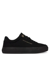 Laisvalaikio batai Tommy Hilfiger Th Foxing Platform Canvas FW0FW09480 Juoda kaina