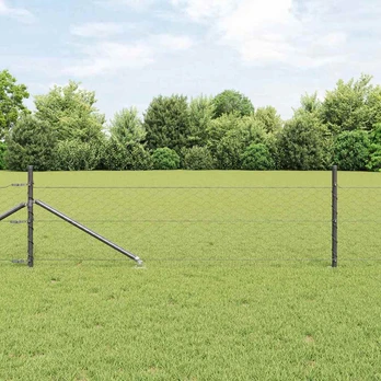 Hexagon Fence Pilka 0.8x50 m Plienas