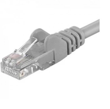 PremiumCord Patch kabelis UTP RJ45-RJ45 CAT6 0,1m pilka