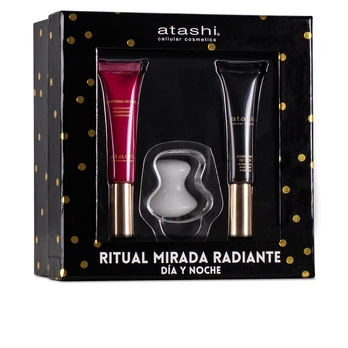 Veido priežiūros priemonių rinkinys Atashi Anti-Ageing Eye Contour, 3 vnt.