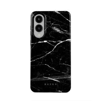 Noir Origin - Black Marble Samsung Galaxy S25 Edge Case