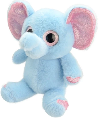 Pliušinis žaislas Wild Planet Elephant, mėlynas, 15 cm