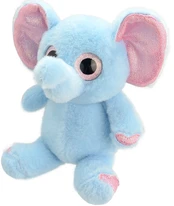 Pliušinis žaislas Wild Planet Elephant, mėlynas, 15 cm kaina