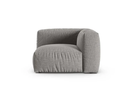 Modul Armless, "Martina", 1 Seat, 120x120x75, Light Grey