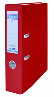 Segregator biurowy Donau Master Fsc Pp A4/75mm, raudonasis