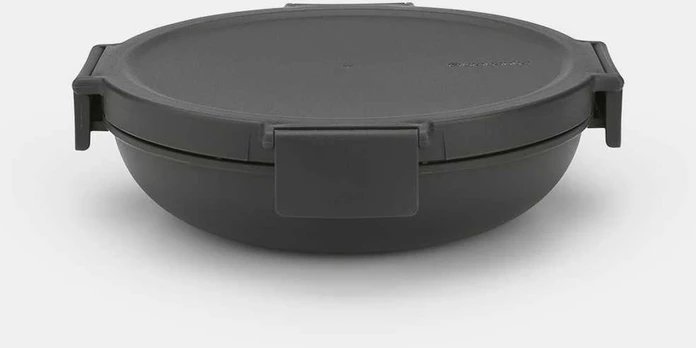 BRABANTIA Make &amp; Take pusdienu bļoda 1L dark pilkas 206009