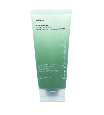 Anua Heartleaf Quercetinol Pore Deep Cleansing Foam 150ml