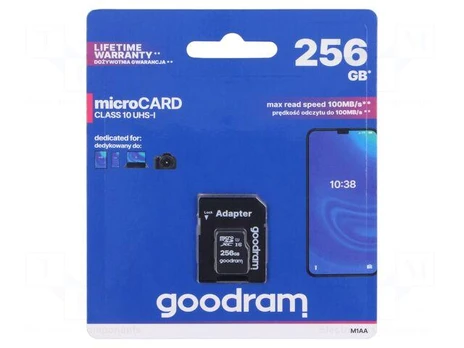 Memory card | microSDXC | R: 100MB/s | W: 10MB/s | Class 10 UHS U1
