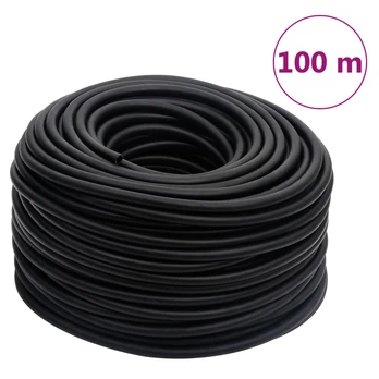 Hibridinė oro žarna, juodos spalvos, 0,6", 100m, guma ir PVC